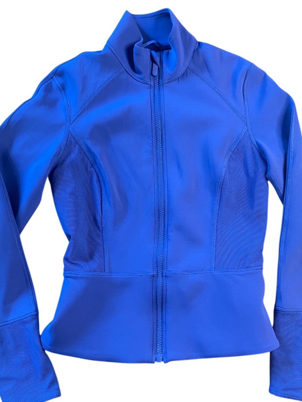 Lululemon Scuba Full Zip Jacket Blue Vented Mesh Size 4